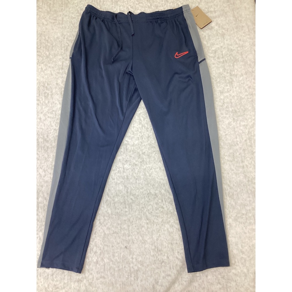 Nike‎ Womens Dri-FIT Soccer Track Pants Navy Blue Grey HM0761-437 XL NWT
